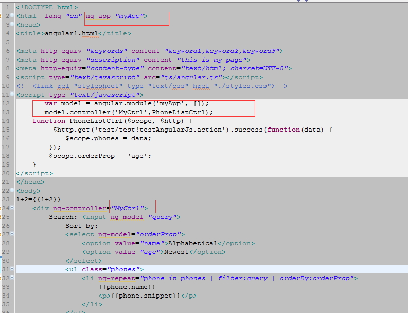 AngularJS错误:Error: [ng:areq] Argument 'MyCtrl' is not a function, got undefined